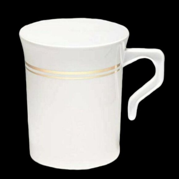 OCCASIONS 40 Mugs Pack, Heavyweight Disposable Wedding Party Plastic 8 Oz Cup - Picture 3 of 3